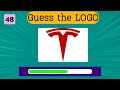 Can You Guess The Logo in 5 Seconds ❓ Guess 50 Most Famous logos | Learn and Fly