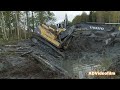 Excavator stuck in deep clay - Heavy Recovery - Terribärgarn - Sweden