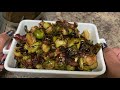 Oven Roasted Brussel Sprouts Recipe With Bacon - Even More Delicious With Our Balsamic Vinegar Glaze
