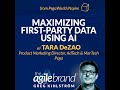 #539: Maximizing first-party data using AI with Tara DeZao, Pega