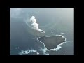 Volcano raises new island far south of Japan