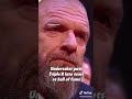 The Undertaker Brings Triple H to Tears in His Hall of Fame Speech