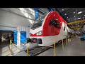 Modern European Trains Built Right in North America! | Stadler Factory Tour