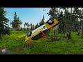 Satisfying Rollover Crashes #60 - BeamNG.drive CRAZY DRIVERS