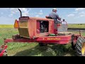 Swathing Hay in North Dakota with a Versatile 400 Swather