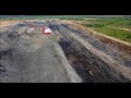 Dragline Working at Luminant Lignite Mine - Kosse, Texas