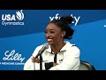 Simone Biles talks Olympic team, Taylor Swift [RAW]