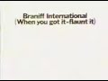 Andy Warhol and Sonny Liston; Braniff International Advertisement