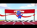 Pink! Come Back To Blue - Blue Regrets Because Of Gluttony - Rainbow Friends Animations