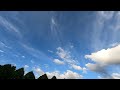 Wolken über der Domschulwiese Fulda im Zeitraffer - Entspannender Blick in den Himmel vom 12.07.2024