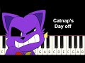 5 Famous Catnap Songs - Slow and Easy Piano Tutorial - Beginner