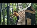 🥰🥳Building🏠 The Most Creative Luxury Villa ByBamboo In Jungle #bamboo #nature #forest #viralvideo