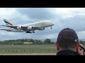 A380 Touch and Go (Aborted Landing) Manchester Airport July 11th 2012