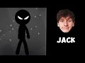 MrBeast vs Caylus vs Jacksucksatlife vs PewDiePie which YouTuber is the best? Stickman Party 1 2 3 4