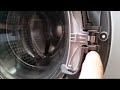 How to repair a broken door handle on a washing machine