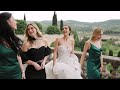 Intimate wedding in Verona at Villa Arvedi | Bride in designer dresses by Lana Marinenko and Dashali