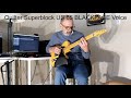 The Quilter Superblock US, 1 lick played through Blonde, Tweed and Blackface voices by Jim Soloway