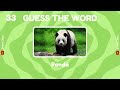 Guess the Word by the Emojis - Guess the Word by Emoji Challenge 2024 - Brain Quiz for Kids