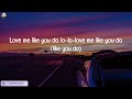 Ellie Goulding ~ Love Me Like You Do (Lyrics)