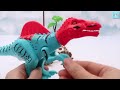 Lost Dinosaurs! Dinosaur Wooden Puzzle In Jurassic Park. T-Rex, Triceratops, Pteranodon Toys
