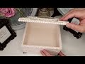 Beautiful Jewelry box from Cardboard/DIY Jewelry Box