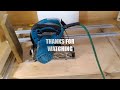 Homemade circular saw crosscut jig