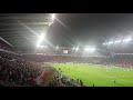 Wales vs Austria World Cup qualifier 02/09/17 scenes at final whistle