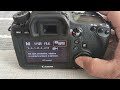 canon 6d LCD not working black screen