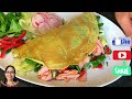 Crepe salmon salad - เครปสลัดแซลมอน / Sai Eeuu Cooking in Germany