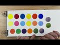 Exploring Colors: Swatching Da Vinci Watercolors [4K]