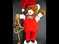 ANIMATED TEDDY BEAR & GARLAND