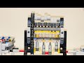 Compact 8 Valve OHC Lego Technic Engine Replicating A Real 4 Stroke Inline 4 Cylinder Engine