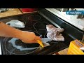 Watch Me Clean Glass Caked On  Stove Top Make New Again Razor Blade 2018