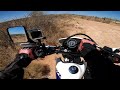 DR650 in Sand - Cheat Code Engaged