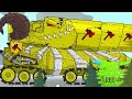 Battle for the Factory - All Series Cartoons about tanks