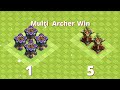 Archer Tower VS Multi Archer Tower | Clash of clans