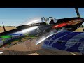 DCS P-51D Custom Paint WW2 1940s Fly around 1940s radio snippets.