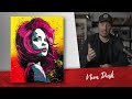 Create Your Pop Art Portrait: An Exciting Painting Demonstration | Neon Dusk