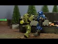 Chief VS Banished Outpost - Halo Mega Construx/Bloks Stopmotion (Xmas Toymation Fest Entry)