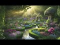 1 Hour ASMR Music | Dreamy Mystical Garden | Fantasy Ambience | With Rain Sounds