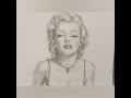 Marilyn Monroe portrait in graphite pencil #art #portrait #sketch #drawing