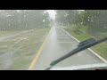 Driving in DeLand, Florida During the Tail End of Hurricane Ian