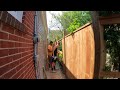New fence 6ft height | Basic privacy + Old fence removal