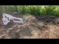 Fixing Skid Roads With A Track Loader Dozer Blade