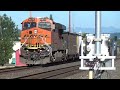 (Northbound) BNSF Coal Train passes through the 7TH Street NW Railroad Crossing. (Puyallup, WA)