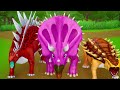 Evil Black Dinosaur vs Magical Giant Cat Epic Battle - Dinosaurs Rescue Adventure | Jurassic World