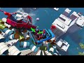 GTA 5 Water Ragdolls Green-Spiderman vs Red Spiderman Jumps/Fails (Euphoria Physics)#2