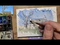 Line and Wash for Beginners -  A Fountain Pen, a Brush and a Splash of Watercolour