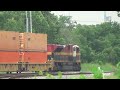 solo kcs lead engine turns south on lyons avenue connector at tower 26 with a lot of intermodel