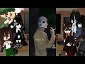 Creepypasta react to each other||short srry :( ||masky|| //read desc\\